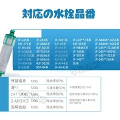 浄水カートリッジ互換品3本 JF-31交換用 一体型浄水栓 高塩素除去タイプの画像