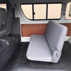 トヨタ ハイエース ホワイト バンガソリンの画像