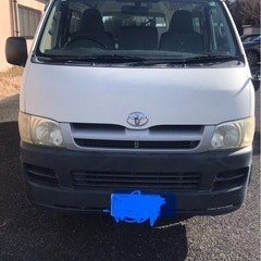 トヨタ ハイエース ホワイト バンガソリン