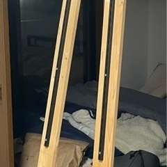 1x4 diy 突っ張り　棚柱　棚板　棚受け金具