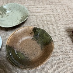 伊賀五窯三ツ足中鉢揃　5枚の画像