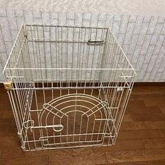 ドア付きペット柵
