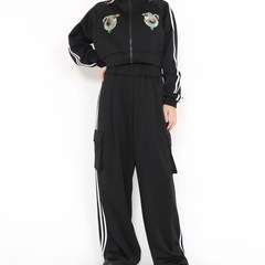 ジャージカーゴパンツ PUNYUS 大きいサイズ ジャージ ゆったり 楽ちん の画像