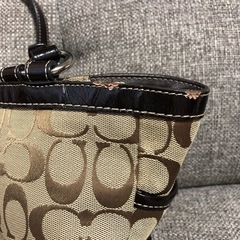 COACH   コーチファスナー付きバッグの画像