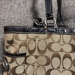 COACH   コーチファスナー付きバッグの画像