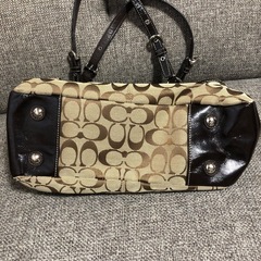 COACH   コーチファスナー付きバッグの画像