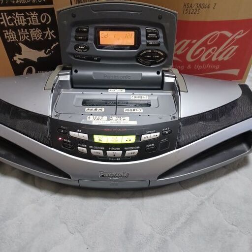 パナソニック　コブラトップ　ラジカセ　レトロ