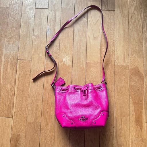 【美品】coach バケツ型ショルダーバッグ