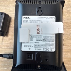 【小型】Aterm WG1200HP4 wifi ルーター【wifi 5対応の画像