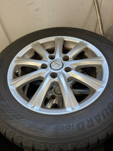 スタッドレスタイヤ、ホイール4本セット、クラウン