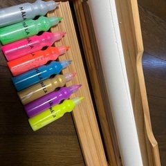 IKEA モーラ　お絵描き　画用紙　絵の具セット