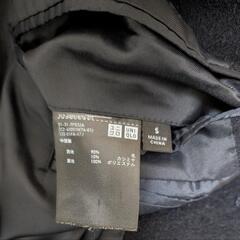 UNIQLO チェスターコート ネイビー カシミア混 Sサイズの画像