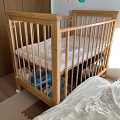 【出産準備】ベビーベッド　カトージ　の画像