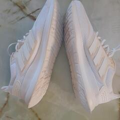 アディダス　adidas　スニーカー　27.5センチ　美品　白の画像