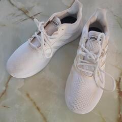 アディダス　adidas　スニーカー　27.5センチ　美品　白