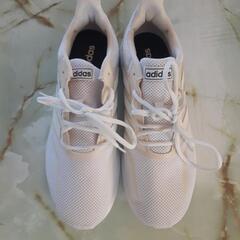 アディダス　adidas　スニーカー　27.5センチ　美品　白の画像