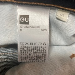   Sサイズ GU 美品 ジーンズ の画像