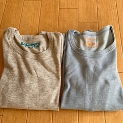 あったかパジャマ(140センチ)と長袖下着の画像