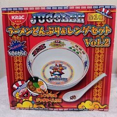取引決定！　JUGGLER（ジャグラー）ラーメンどんぶり＆レンゲセットの画像