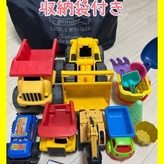 お砂場セット　おもちゃ　働く車　　