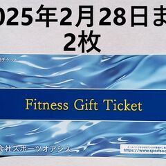 東急スポーツオアシス　施設利用券2枚　2025年2月末まで
