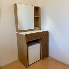 【お渡し決定】ドレッサー&スツール