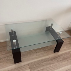 おしゃれ　ガラステーブルの画像