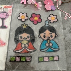 ひな祭り お雛様 飾り インテリア 桃の花 お内裏様 お雛様 ひなまつりの画像