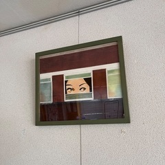 絵画額縁付き