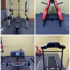 TORQUE/マルチパワーラック ファイティングロード カールベンチ ランニングマシン ダンベル 重り/28個 筋トレ器具一式 トレーニング ダイエット まとめての画像