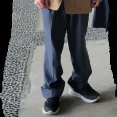 河原学園未来高校　ズボン　クリーニング済みの画像