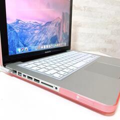 【おしゃれピンク】25年1月分⑤　MacBook Pro 13インチ Core i5 高速SSD256GB メモリ8GB Office付き 動画編集OKの画像