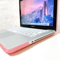 【おしゃれピンク】25年1月分⑤　MacBook Pro 13インチ Core i5 高速SSD256GB メモリ8GB Office付き 動画編集OKの画像