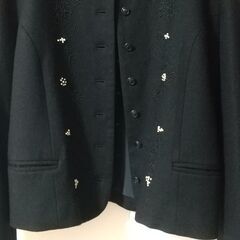 【お値下げしました】黒スーツ　ロングスカートの画像