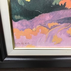 絵画「海辺で」　ゴーギャンの画像