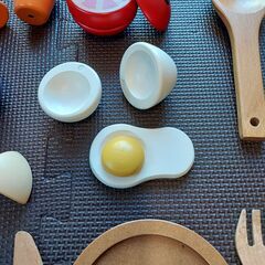 ウッディプティおままごと食材セットの画像