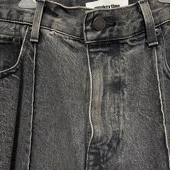＜monkey time＞ DENIM P/TC CUT OFF 5P/デニムパンツの画像