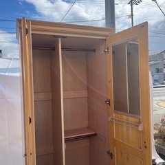 衣類収納　衣装入れ　洋服かけ　タンスの画像