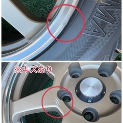 ◎スタッドレスタイヤ ホイール 4本セット・225/65R17中古 品　の画像