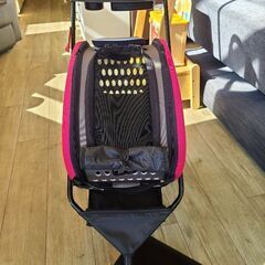 アイリスオーヤマ ペットカート 小型犬用 ピンクの画像