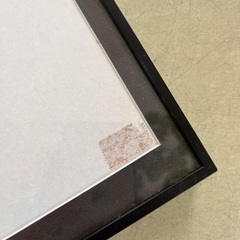 黒の大きい額マット付き差し上げます！の画像