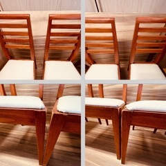 【SALE】JH0128 　ダイニングチェア4脚セットの画像