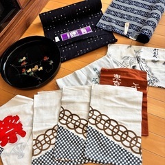 生地 ネイビー 和布 手芸 ハンドメイド 手作り DIYの画像