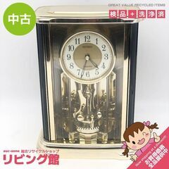 ss7244　セイコー 置時計 BZ314G ゴールド 高さ30...
