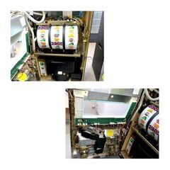 パチスロ実機 KitAC 北電子 ジャグラーガール ４号機 メダル使用機 ドアキー付き 設定キー欠品 スロット  西岡店の画像