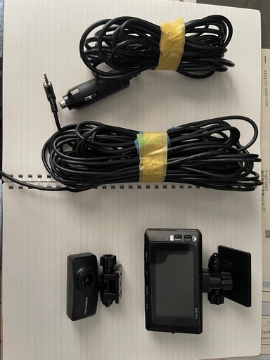 動作OK 良品 コムテック ZDR 025 ドライブレコーダー 前後2カメラ フルHD録画