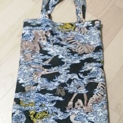 ガシャドクロ トートバッグ　ハンドメイド作家購入品　がしゃどくろ 浮世絵の画像