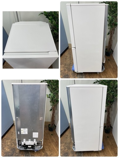 新生活応援フェア！期間限定の特別値下げ！ R340 ☀️ 高年式 AQUA 2ドア冷蔵庫 （168L・右開き）AQR-17N ⭐動作確認済 ⭐クリーニング済