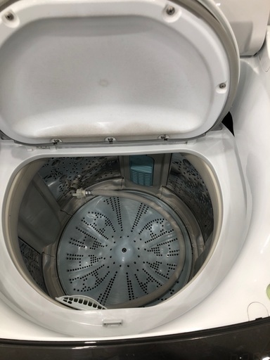 【半年間動作保証付き】HITACHI縦型洗濯乾燥機　8kg 2020年製　槽内部使用感有　クリーニング済