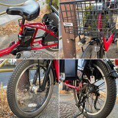 パナソニック　ギュットアニーズ　電動アシスト自転車　ママチャリ　3人乗り　子供乗せの画像